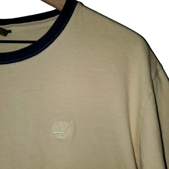 Timberland Logo Shirt Organic Cotton Blend L - Picture 4 of 7